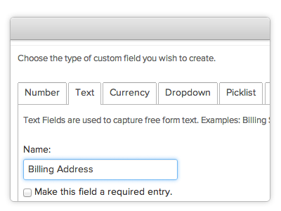 Custom Fields